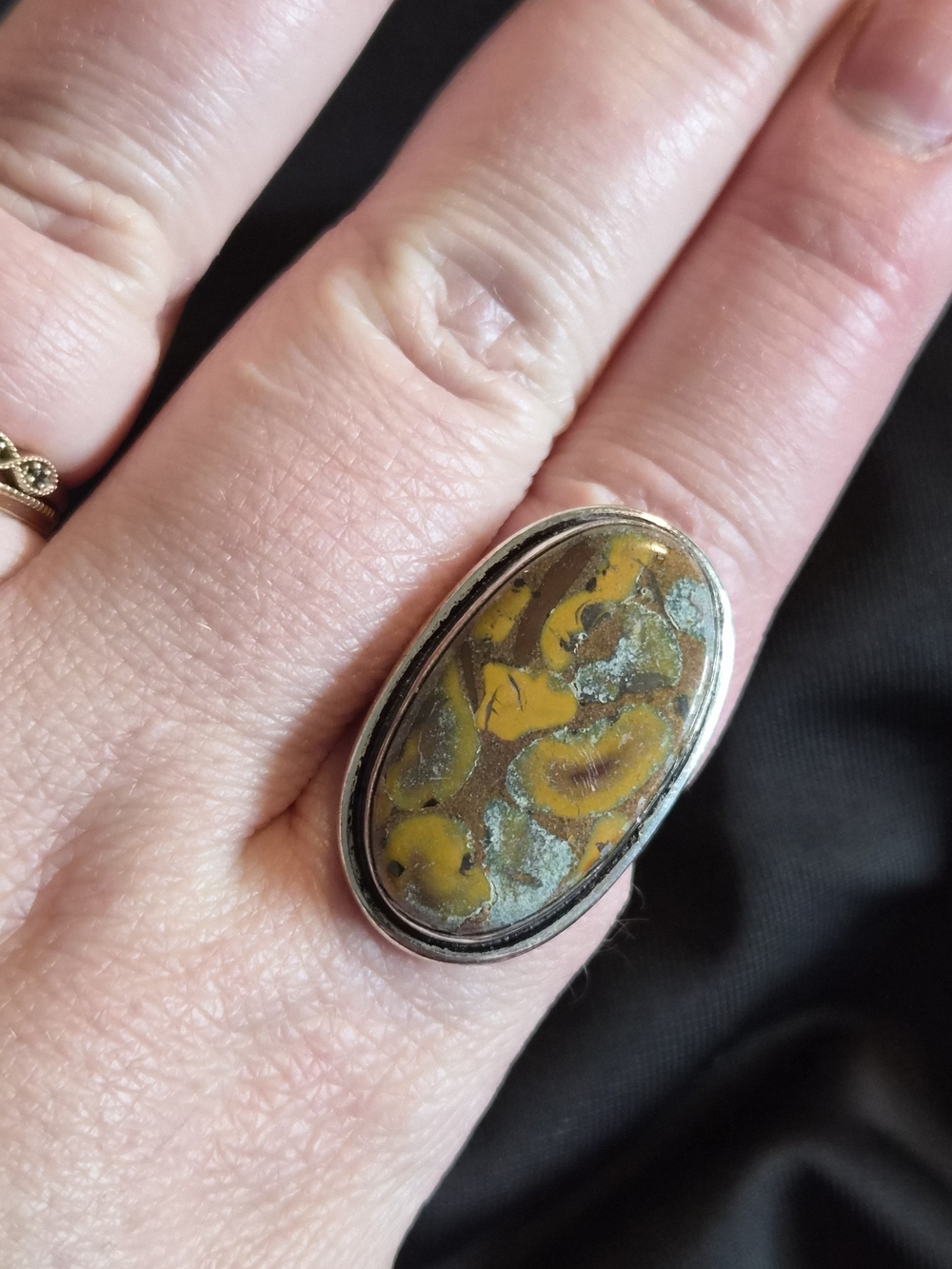 Handmade Fruit Jasper Ring